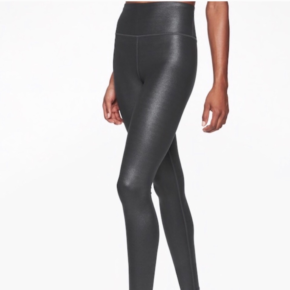 Athleta Elation Shimmer Tights - EUC!